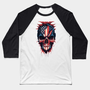 American Skull Baseball T-Shirt